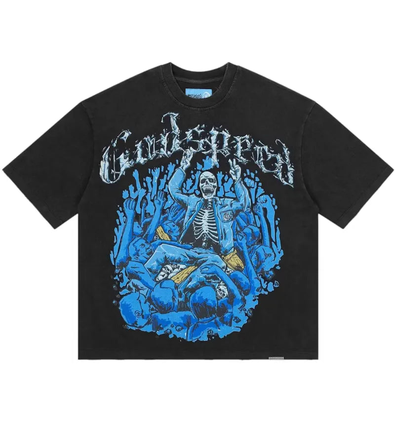 Godspeed Crowd Surf T-shirt Black - vue 360