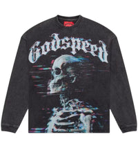 Godspeed Matrix Glitch L/S Tee Black
