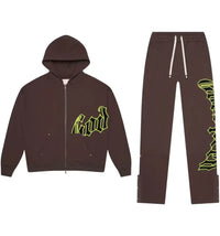 Godspeed OG Logo Sweatsuit Grey/Lime