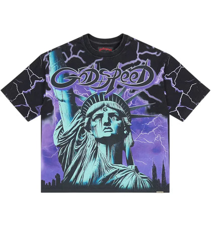 Godspeed Voltage T-shirt Grape - authentic Godspeed apparel