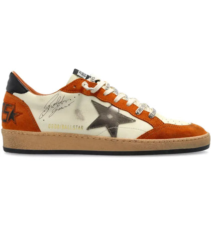 Golden Goose Ball Star White Warm Orange - authentic Golden Goose sneakers