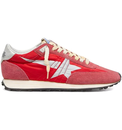 Golden Goose Marathon Red Silver (Women's) - authentic Golden Goose sneakers