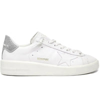 Golden Goose Pure Star Glitter White Silver (Frauen)