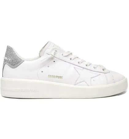 Golden Goose Pure Star Glitter White Silver (Women's) - authentic Golden Goose sneakers
