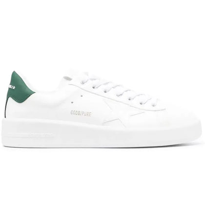 Golden Goose Pure Star White Green - authentic Golden Goose sneakers
