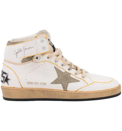 Golden Goose Sky-Star White Taupe - authentic Golden Goose sneakers