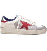 Golden Goose Stardan White Grey Red