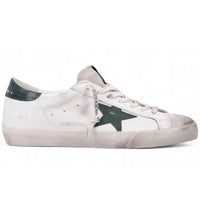 Golden Goose Super-Star White Forest Green