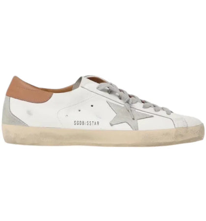 Golden Goose Super-Star White Grey Brown SS25 - authentic Golden Goose sneakers
