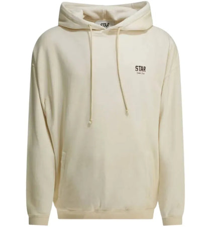Golden Goose Unisex Star Hoodie White - authentic Golden Goose apparel