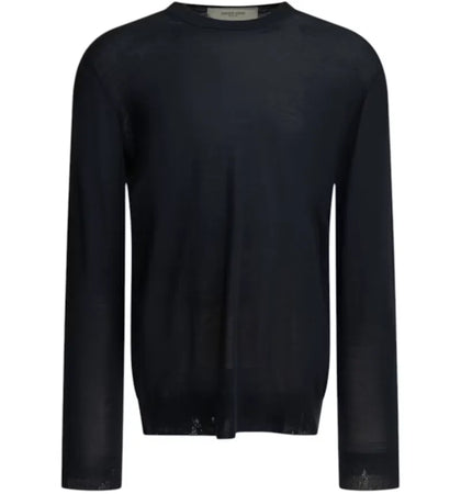 Golden Goose Wool Crew Neck Sweater Blue - authentic Golden Goose apparel