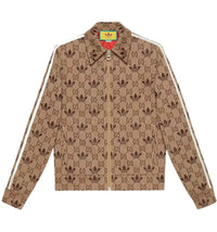 Gucci x adidas GG Trefoil Zip Jacket Beige/Ebony