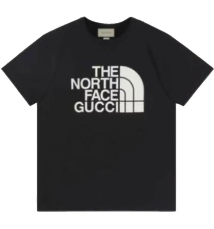 Gucci x The North Face Cotton T-shirt Black/White - authentic Gucci apparel
