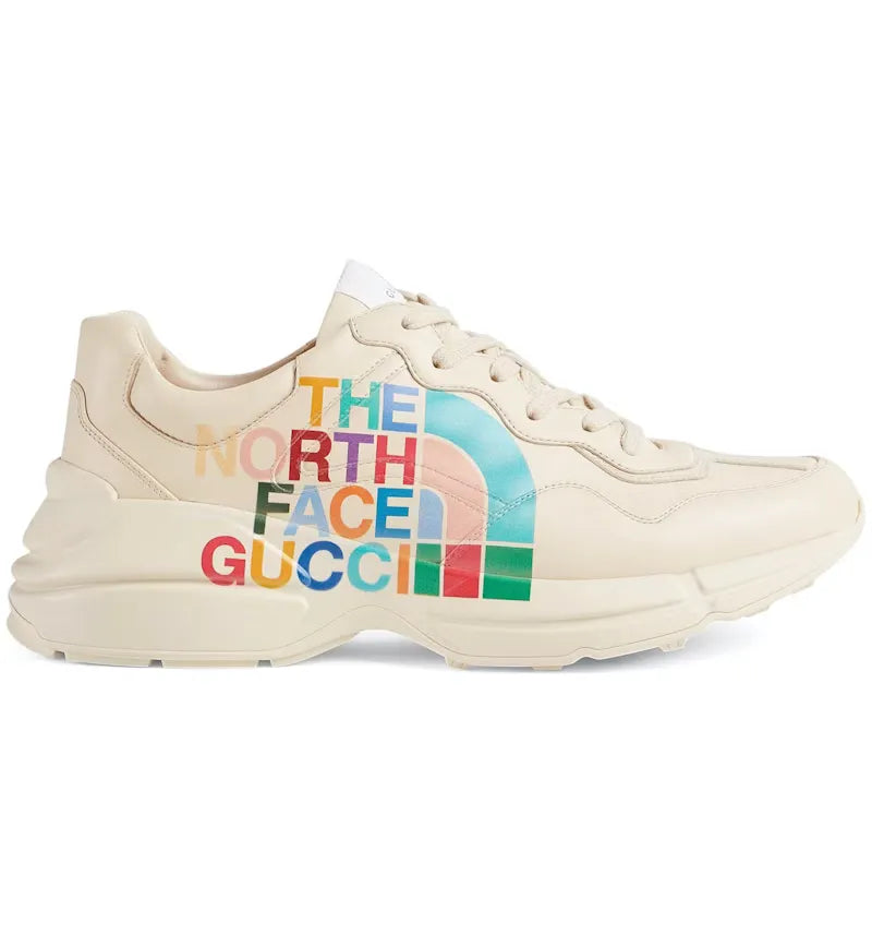 Gucci x The North Face Rhyton Beige (Women's) - vue 360