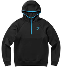 Gymshark Onyx 5.0 Seamless Hoodie Black/Onyx Grey