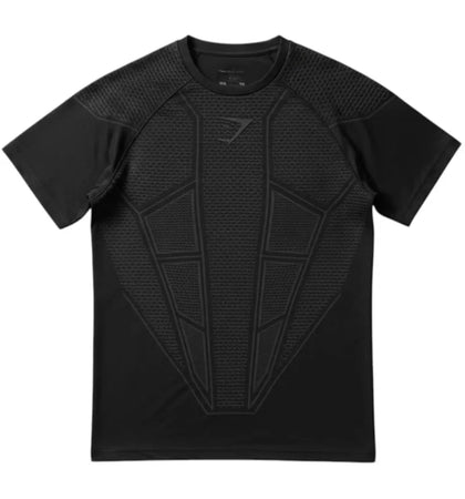 Gymshark Onyx V1 T-Shirt Black/Onyx Grey - authentic Gymshark apparel