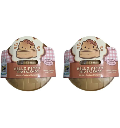 Hello Kitty and Friends Mystery Squishy Dumpling Original Collection SDCC 2026 Blind Box 2x Lot - authentic Hello Kitty pr...