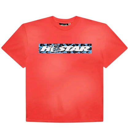 Hellstar Box Logo Tee Red - authentic Hellstar product