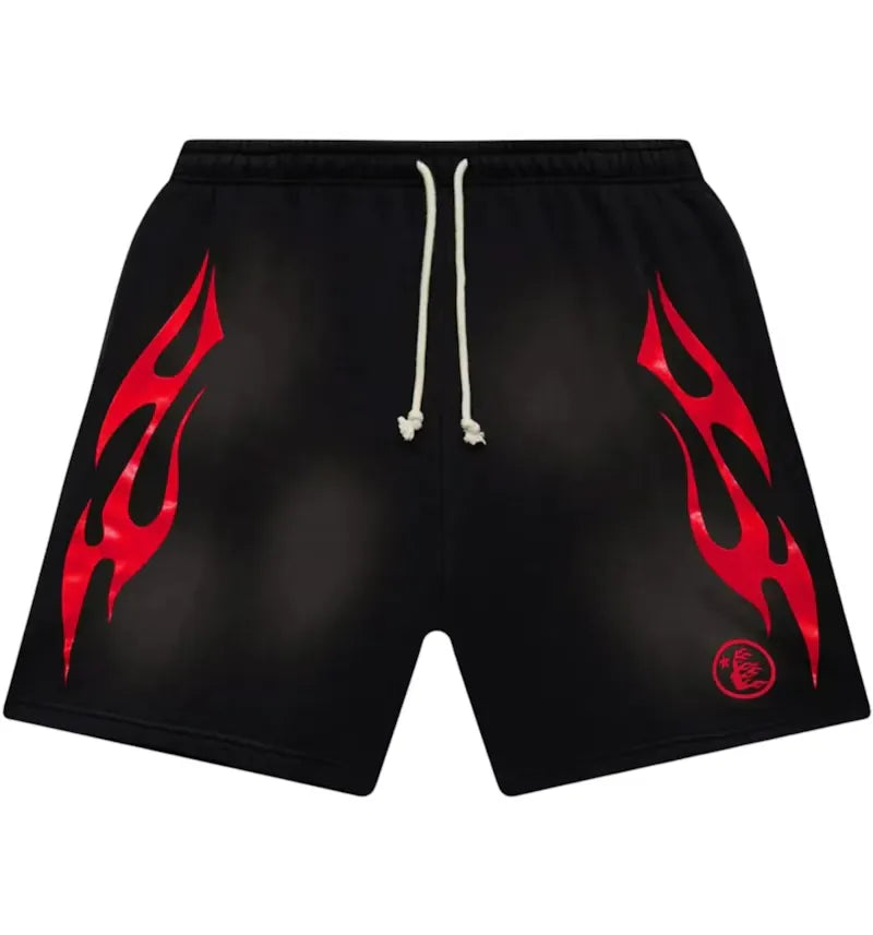 Hellstar Flame Short Black/Red - vue 360