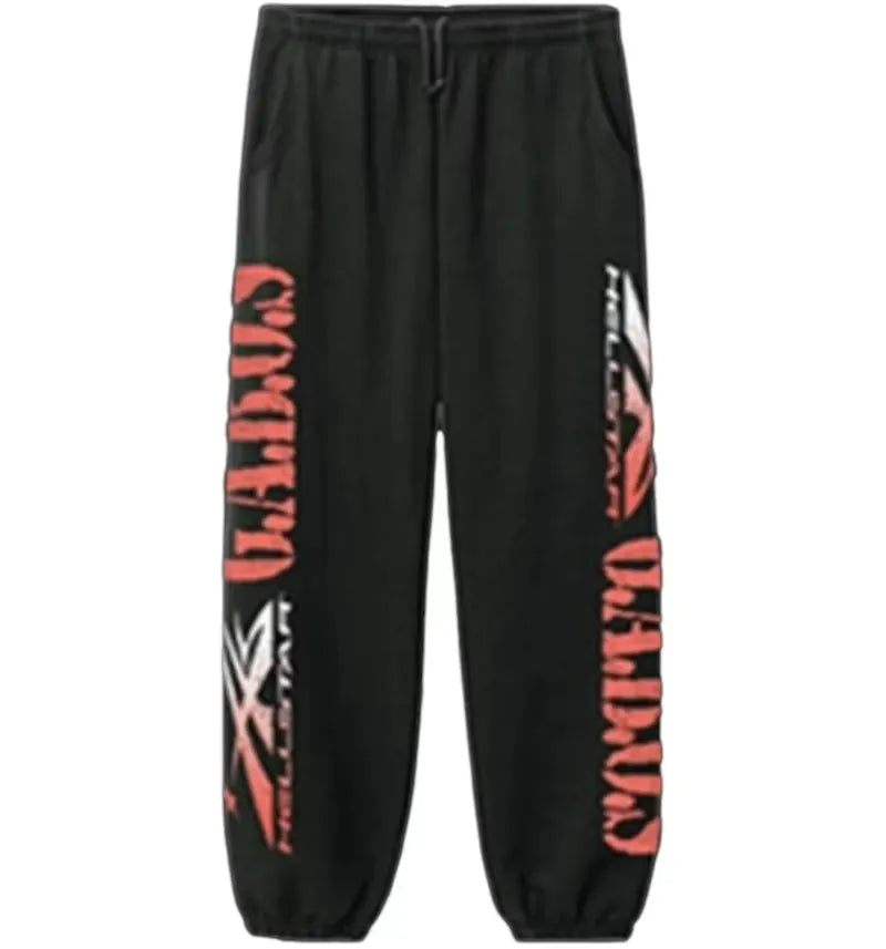 Hellstar G.A.B.O.S. Sports Logo Sweatpants Black - vue 360