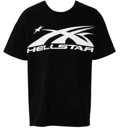 Hellstar Sports Logo T-shirt Black/White - authentic Hellstar apparel