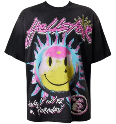 Hellstar Sun Smile T-shirt Black