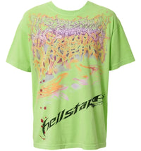 Hellstar Test Print T-Shirt Green
