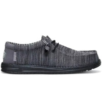 Hey Dude Wally Stretch Sox Granite Grey Black