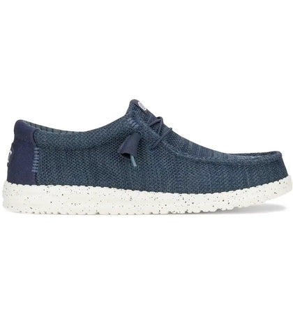 Hey Dude Wally Stretch Sox Navy - authentic Hey Dude sneakers