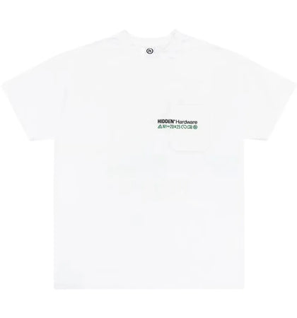 Hidden NY Hardware Wrench Pocket Tee White - authentic Hidden NY product