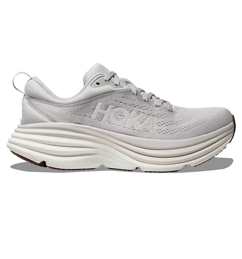 Hoka One One Bondi 8 Lunar Rock Nimbus Cloud (Women's) - vue 360