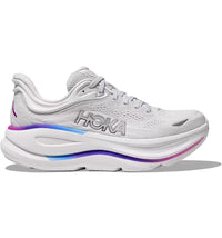 Hoka One One Bondi 9 Cosmic Grey White Mesh (Women's)