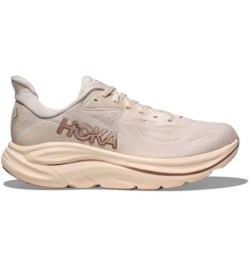 Hoka One One Clifton 10 Alabaster Rose Gold (Women's) - vue 360