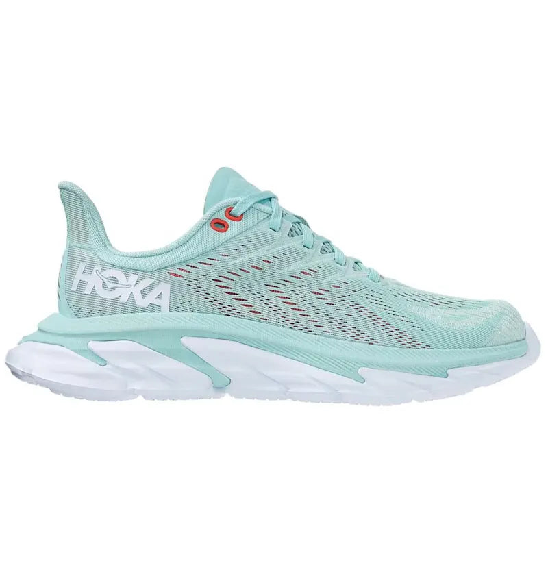 Hoka One One Clifton Edge Eggshell Blue (Women's) - vue 360