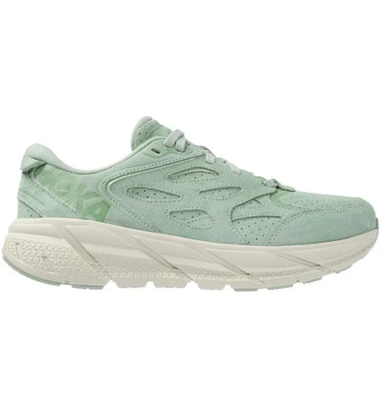 Hoka One One Clifton L Suede Smoke Green (All Gender) - authentic Hoka One One sneakers