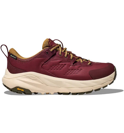 Hoka One One Kaha Low Gore-Tex Elite Terrain System Varsity Burgundy Alabaster - authentic Hoka One One sneakers