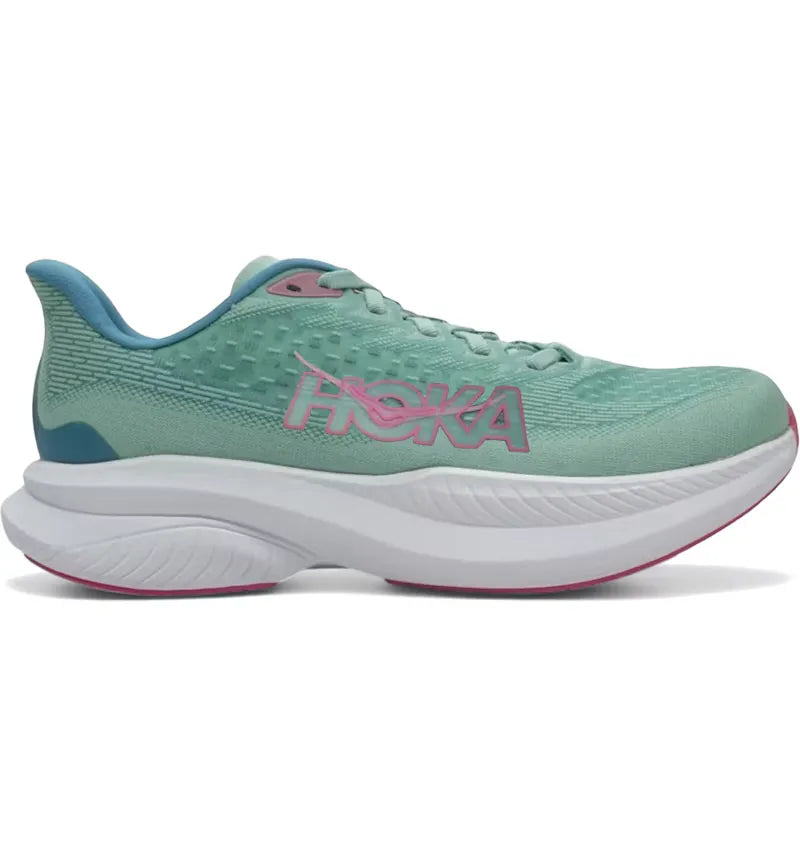 Hoka One One Mach 6 Antique Olive Truffle Salt - vue 360