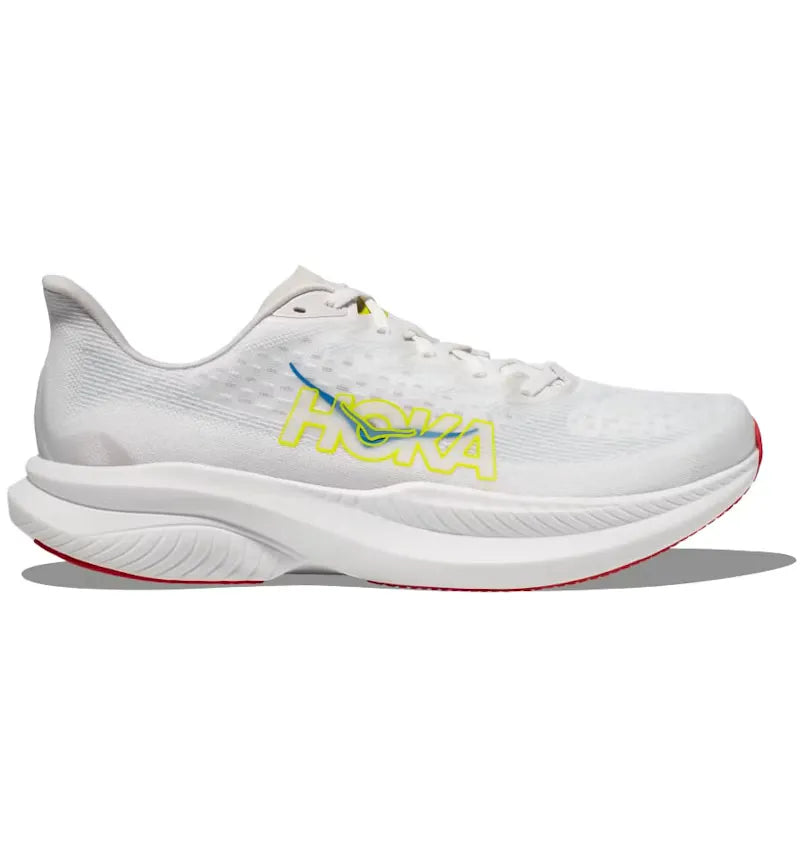 Hoka One One Mach 6 White Nimbus Cloud - vue 360