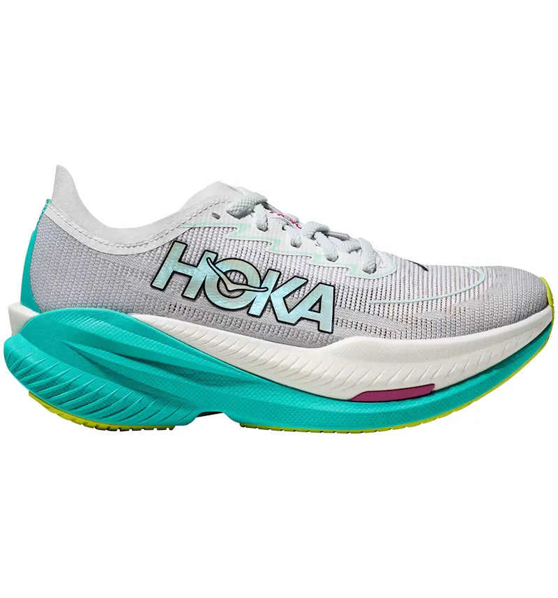 Hoka One One Mach X 2 Frost Electric Aqua (Women's) - vue 360