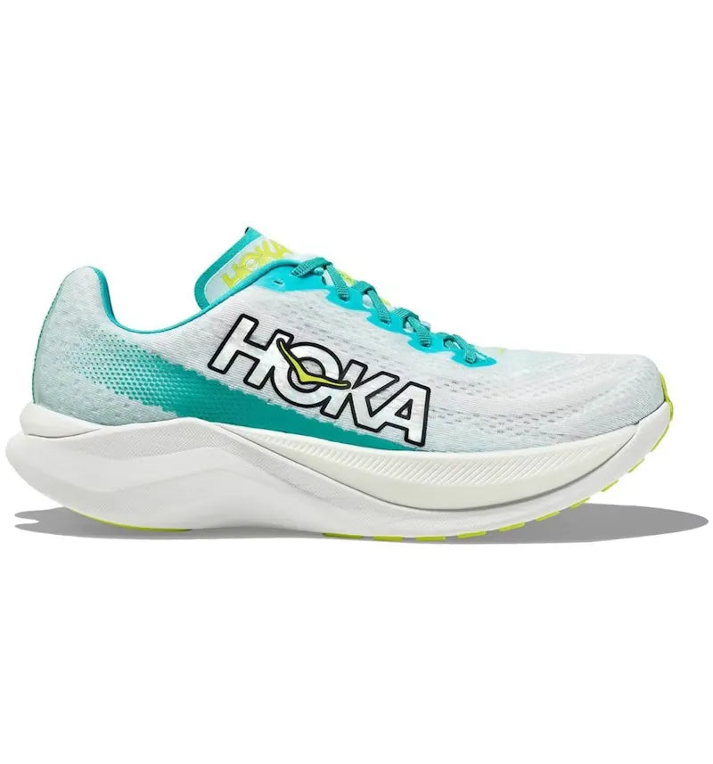 Hoka One One Mach X White Blue - vue 360