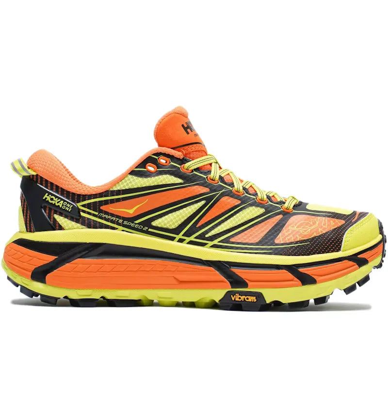 Hoka One One Mafate Speed 2 Electric Tangerine - vue 360