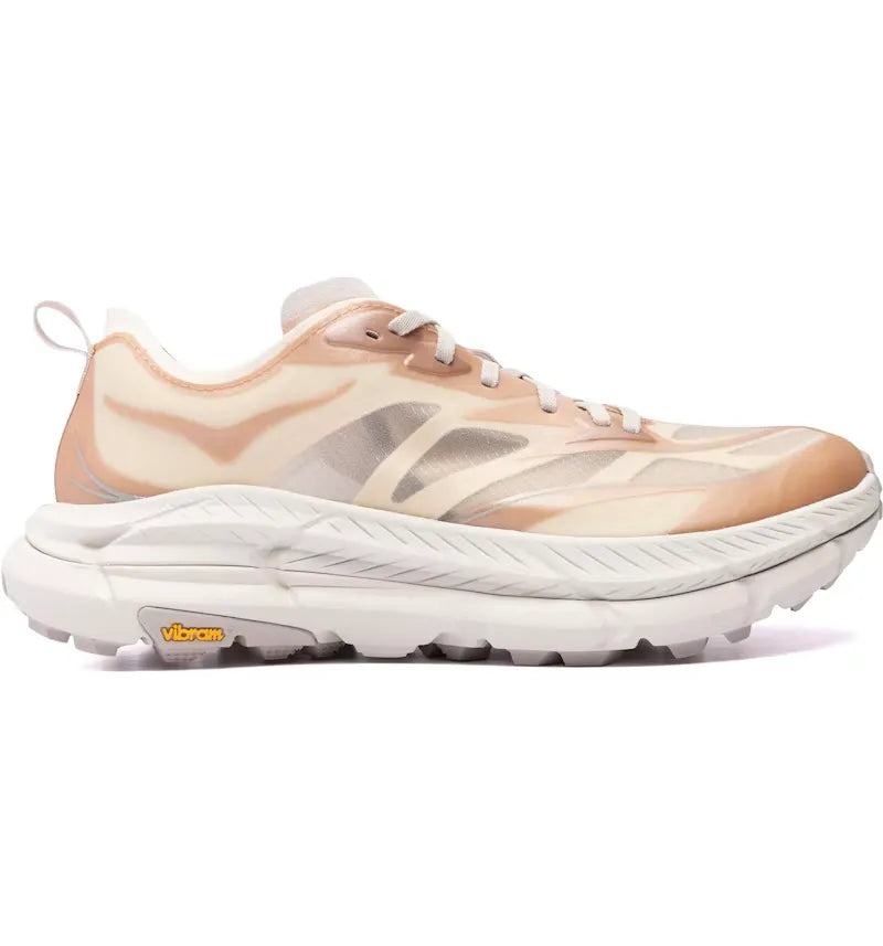 Hoka One One Mafate Speed 4 Lite Oat Milk / River Rock Grey - vue 360