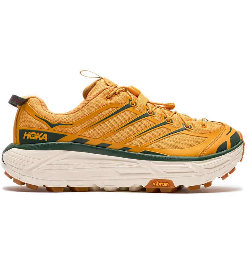 Hoka One One Mafate Three2 Golden Yellow Eggnog - vue 360