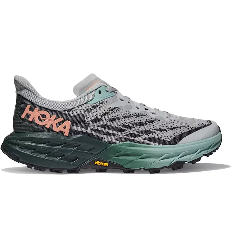 Hoka One One Speedgoat 5 Harbor Mist Black (Women's) - vue 360