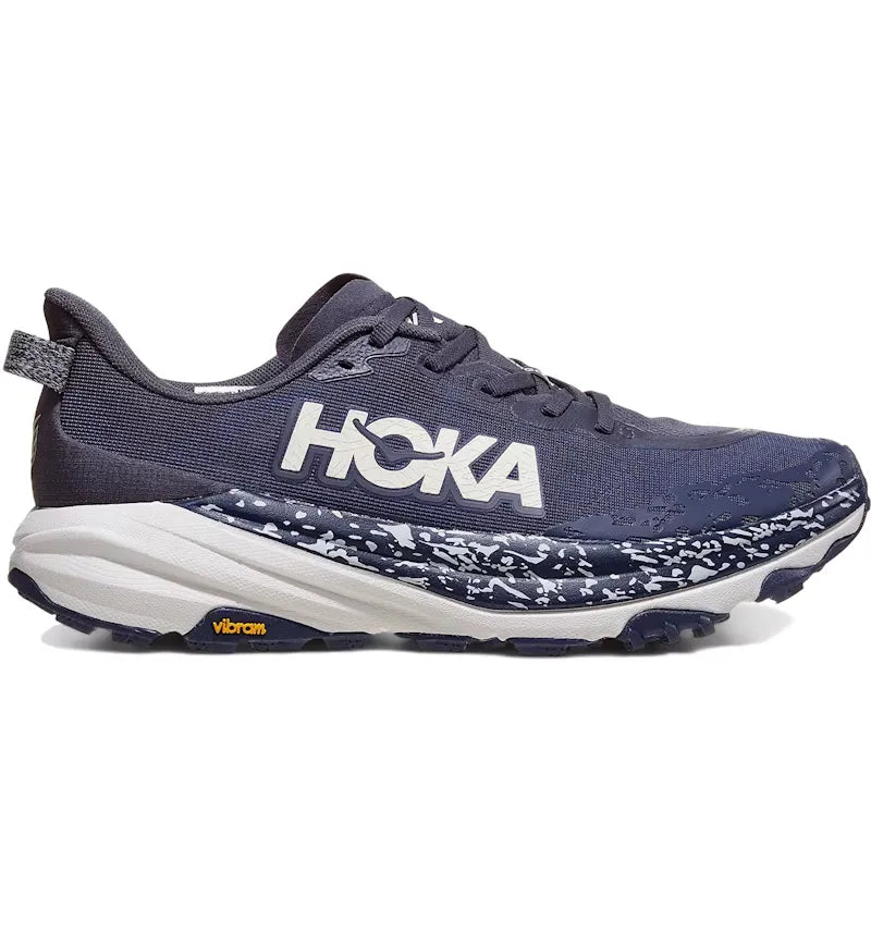 Hoka One One Speedgoat 6 Charcoal Grey Midnight Blue - vue 360