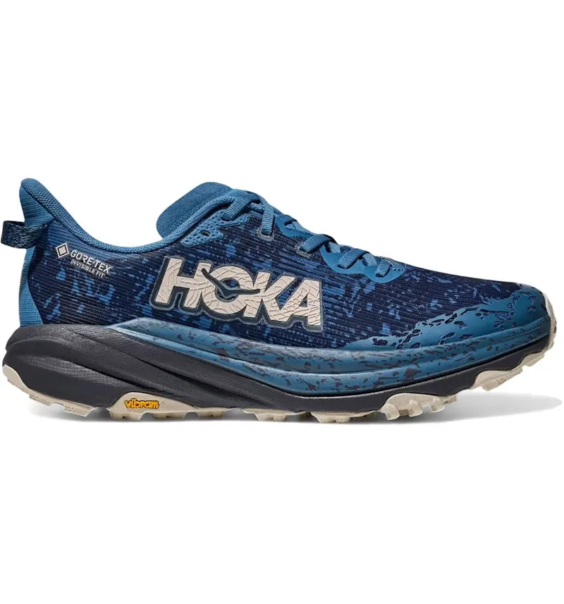 Hoka One One Speedgoat 6 Gore-Tex Foggy Night Charcoal Grey - vue 360