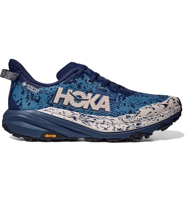 Hoka One One Speedgoat 6 Gore-Tex Midnight Blue Alpine Blue (Women's) - vue 360
