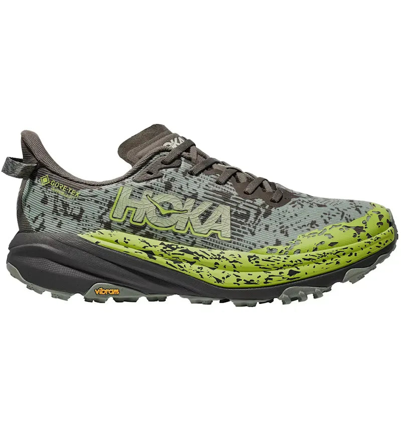 Hoka One One Speedgoat 6 Gore-Tex Slate Aloe Vera - vue 360