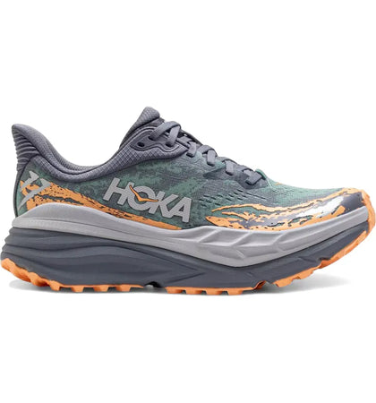 Hoka One One Stinson 7 Grey Skies Pale Tangerine (Women's) - authentic Hoka One One sneakers