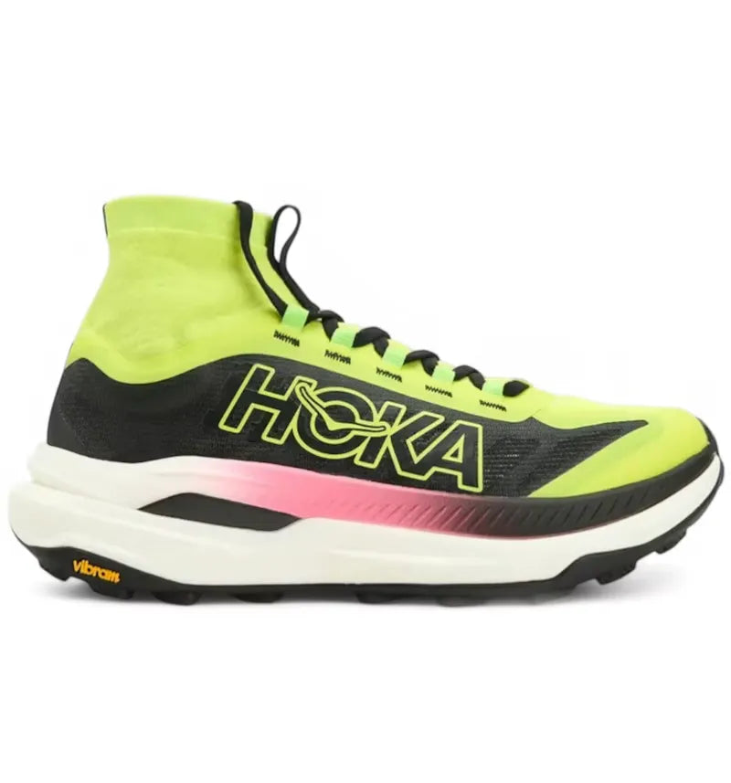 Hoka One One Tecton X 3 Neon Hoka Citrus Black - vue 360